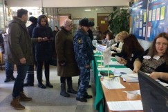 В Калуге, в первый час выборов, отмечается большой наплыв избирателей на участках