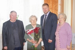 Почетному гражданину Думиничского района Валентине Ивановне Баулиной исполнилось  85 лет