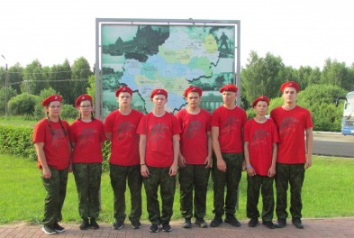 Думиничский юнармейский отряд «За Родину» принял участие в областном военно-патриотическом слете